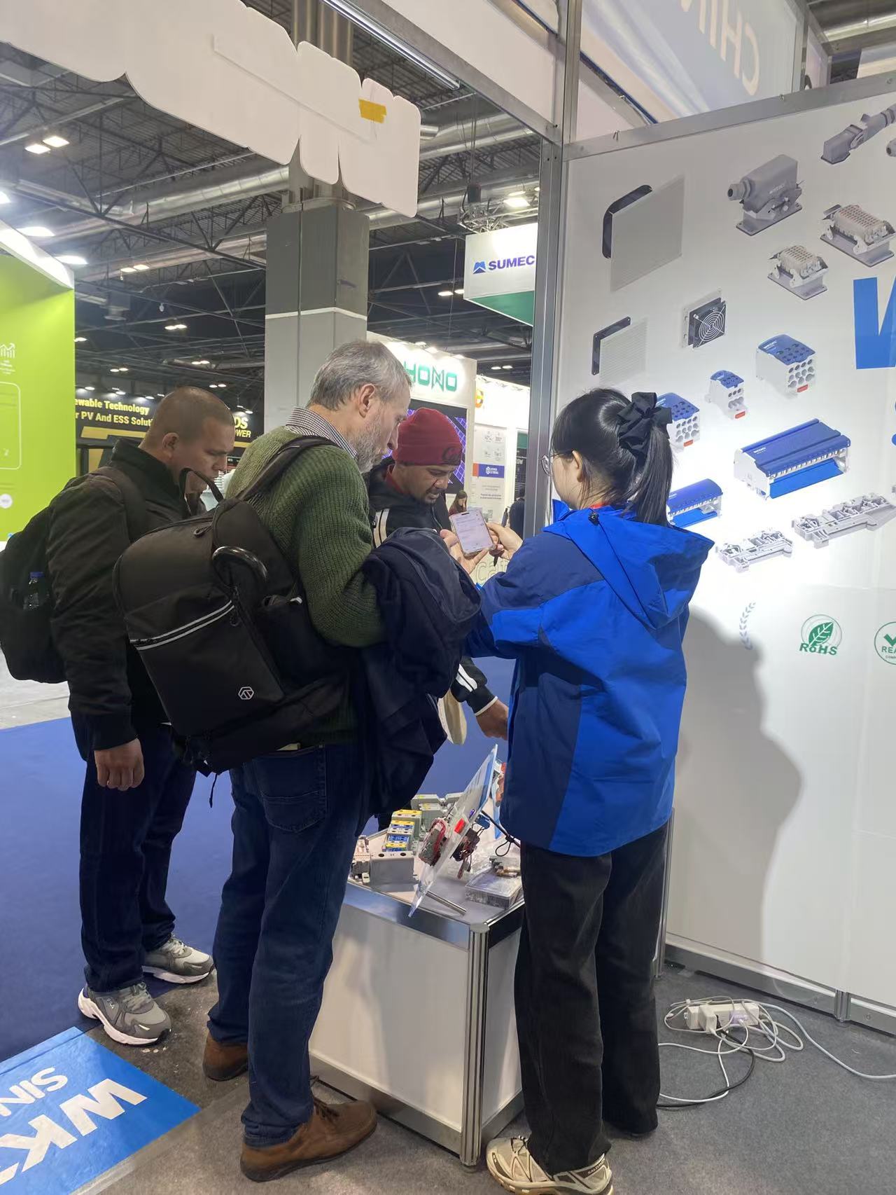 ¡WONKE ELECTRIC causa una fuerte impresión en MATELEC 2025: bloques de terminales!