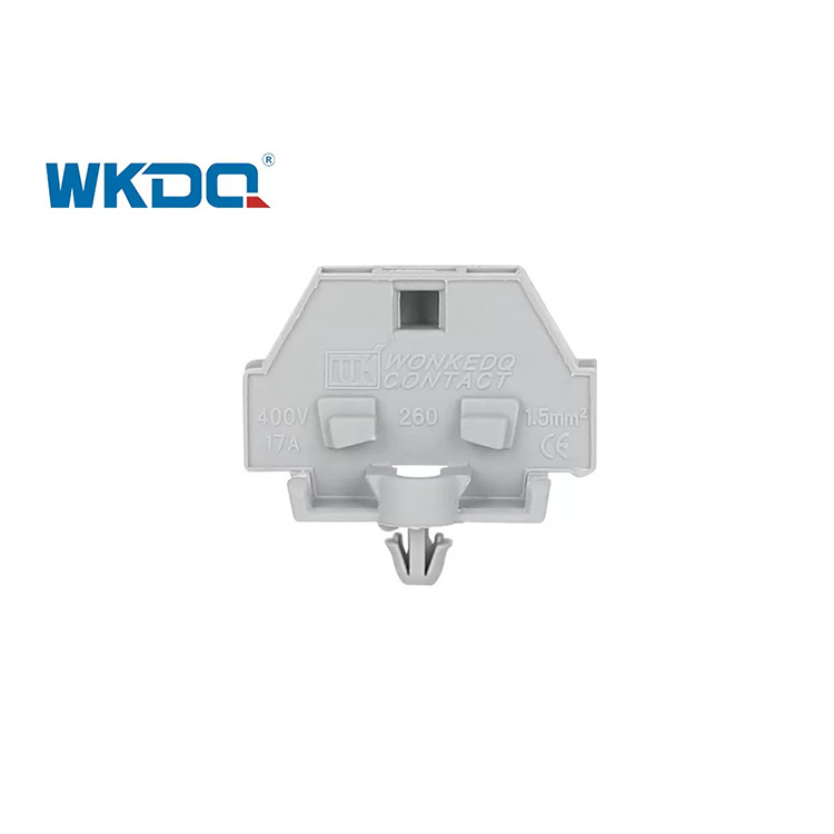 Conector de bloque de terminales tipo resorte 260-301B, montaje a presión, sin tornillos, 2 conductores, ahorro de tiempo, Color gris de alta calidad