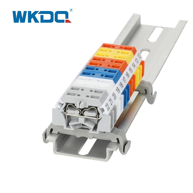 Prueba vertical de la vibración del bronce de fósforo de los conectores universales eléctricos del bloque de terminales de la primavera 261-301