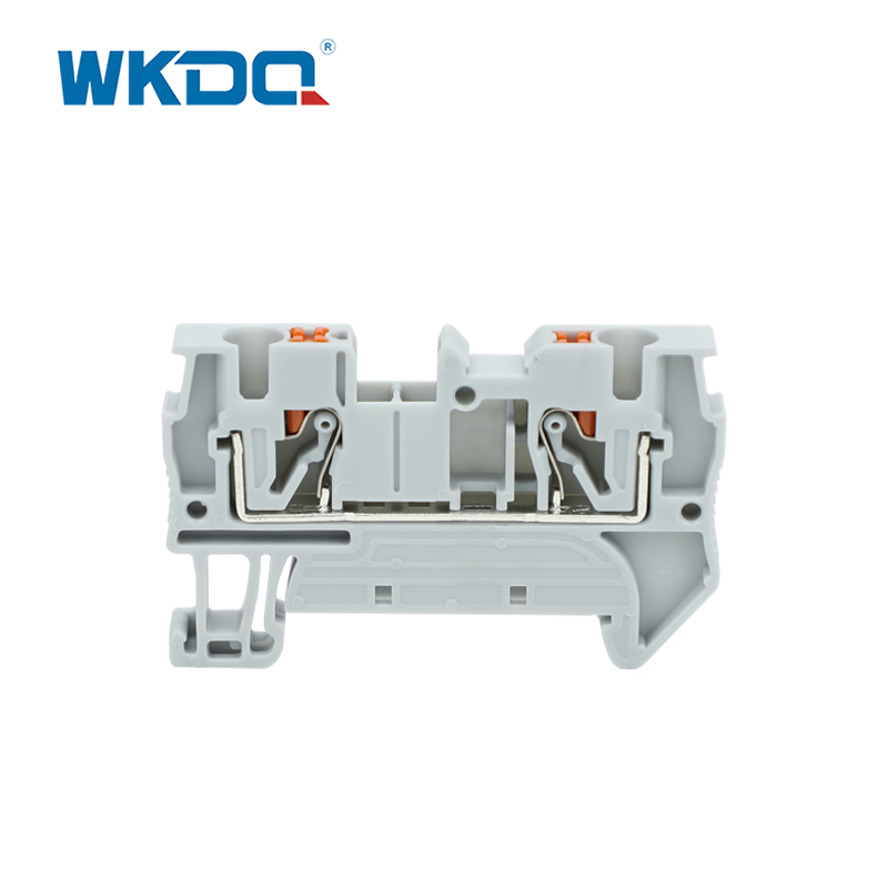 empuje de Rial del dinar del cable 4mm2 en el AWG inflamante anti 24 del bloque de terminales