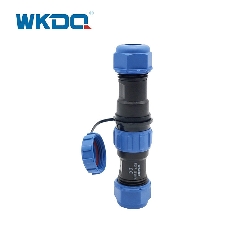 Cable multipolar circular Conector resistente al agua Rosca Soldadura Wk17 Pasador de acoplamiento Enchufe