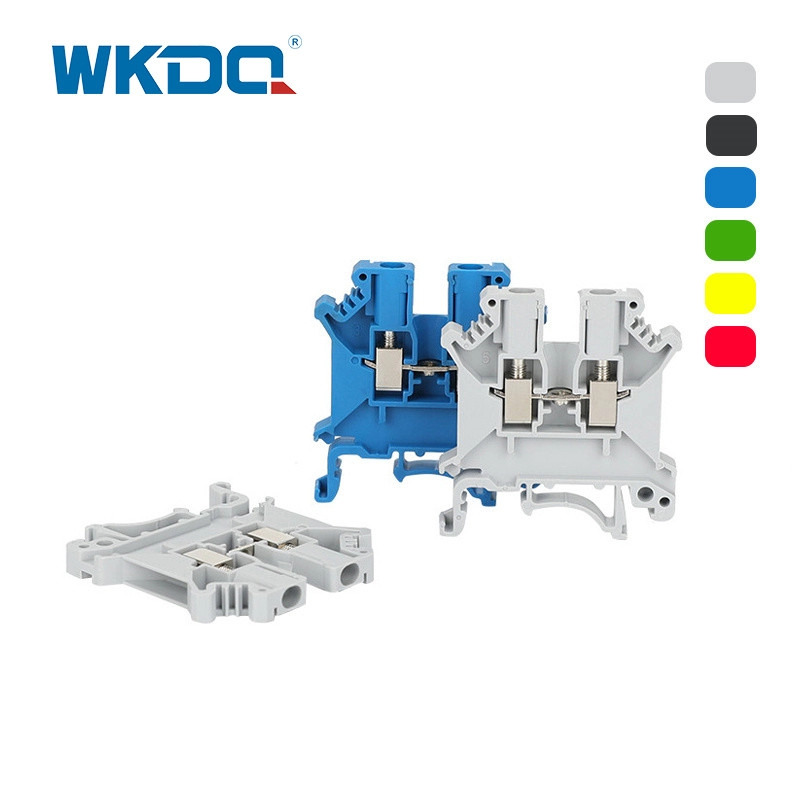 Vibración eléctrica del bloque de terminales 10AWG del tornillo del carril JUK 3N del dinar resistente