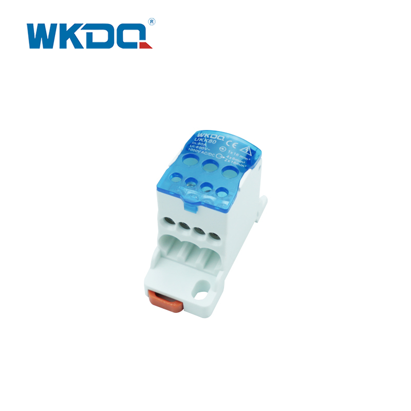 Bloque de terminal de potencia de distribución para panel eléctrico UKK 80a