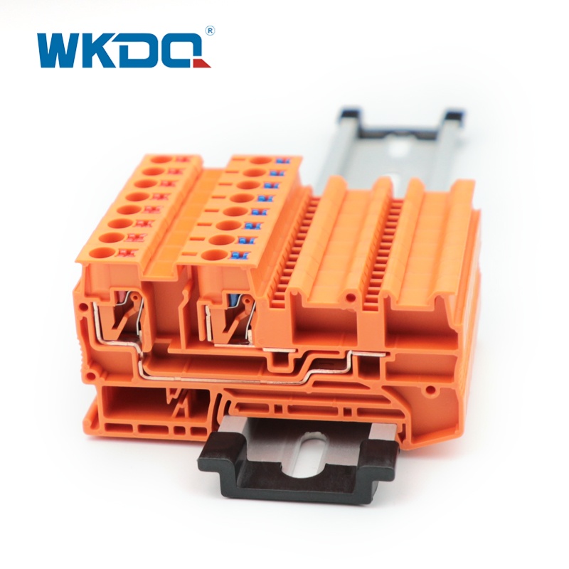 PTIO-IN2.5/3 2.5 mm2 Actuador de sensor DIN Rail Bloque de terminal de energía montado en riel
