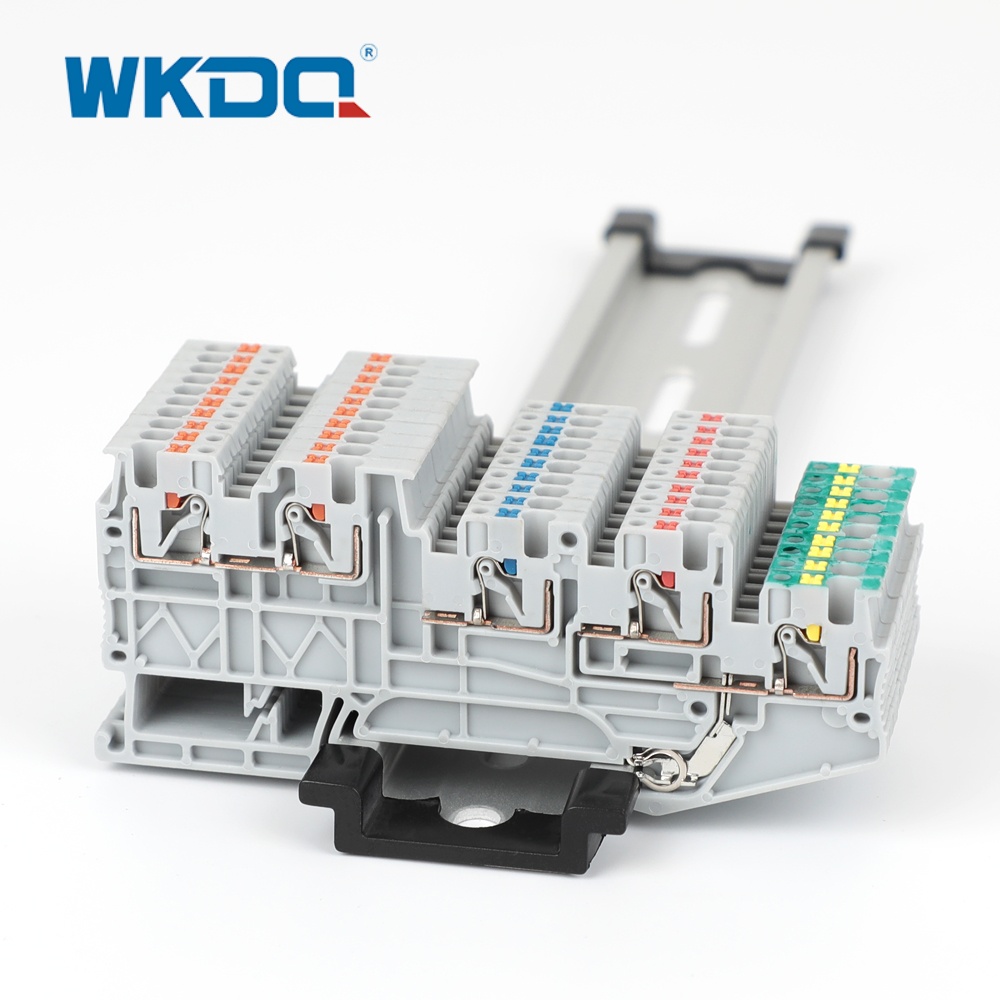 Bloque de terminales de conexión a tierra JPTIO1.5 S 4 PE para sensores