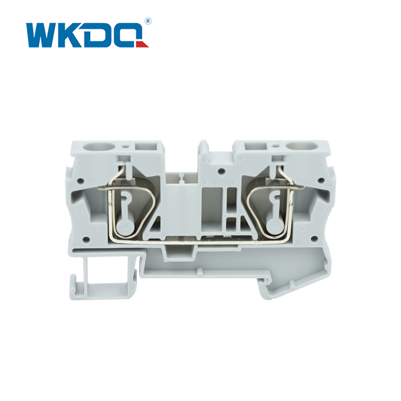 Bloque de terminales pasante de alimentación por resorte JST6