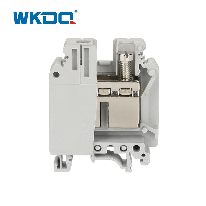 Precisión cruzada anti llameante montada frágil del tamaño de 35m m de los bloques de terminales de JUK 35 alta