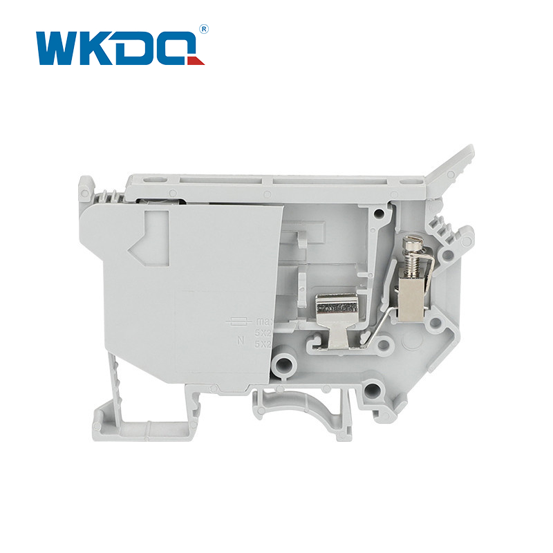 Tornillo de metal de cobre amarillo de JUK 5-HESILED en el bloque de terminales, bloque de terminales aislado