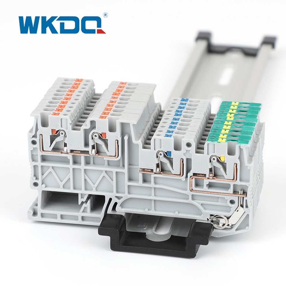 PTIO1.5/S/3 PE Conexión a presión Bloque de terminales de tierra Sensor Actuato