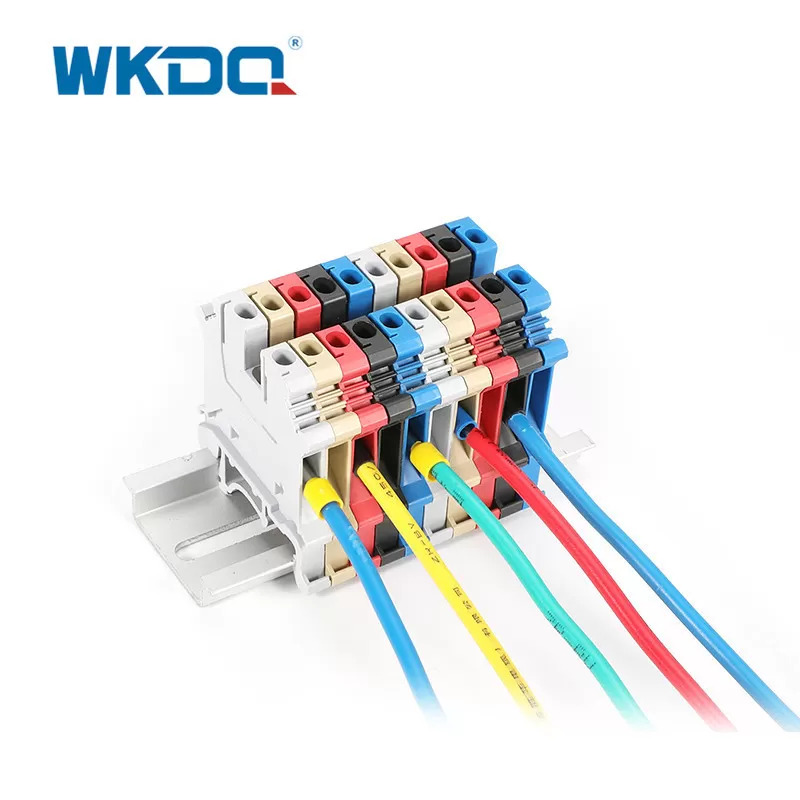 VE0512 0,5 mm² Inserto rápido Extremo del cable Virolas Conector Terminal Crimp Clip Nylon Cobre resistente a la corrosión Metal