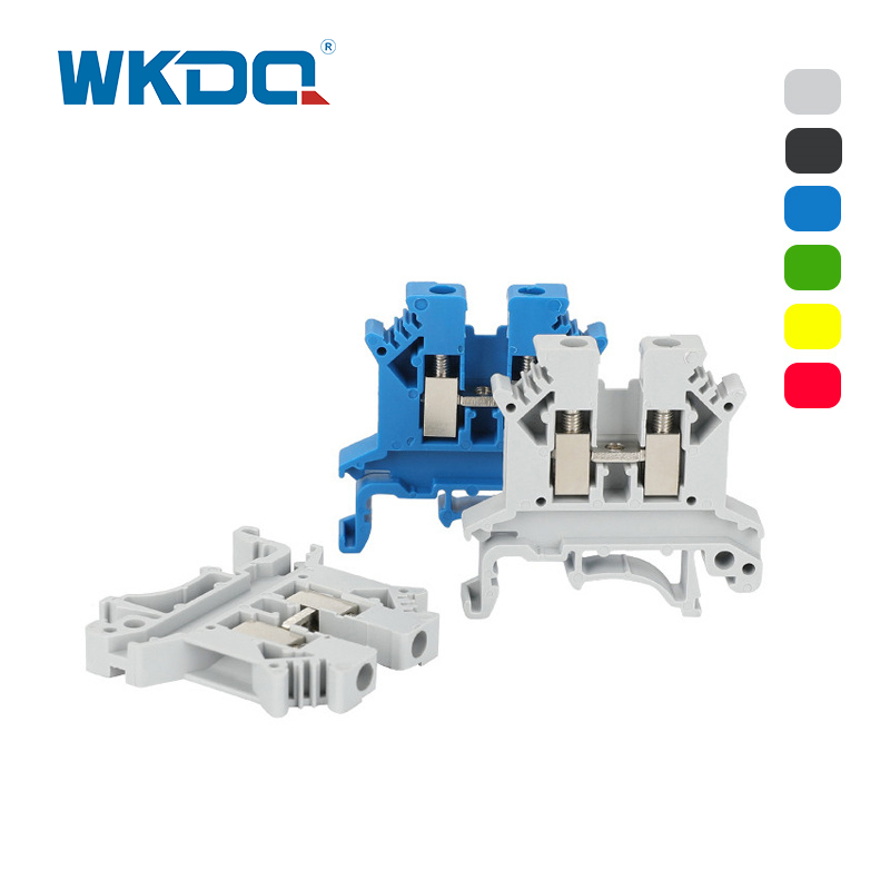 La alimentación de ZB a través del bloque de terminales etiquetó por separado color gris material de nylon